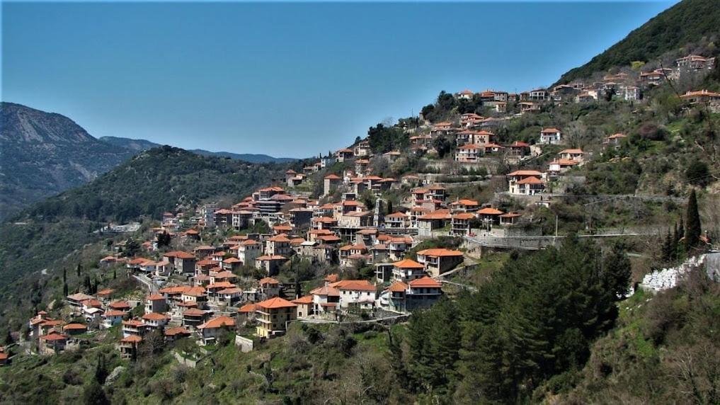 Villa Stonehouse Dome Lagadia Lagkadia Esterno foto