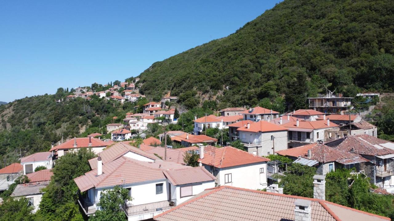 Villa Stonehouse Dome Lagadia Lagkadia Esterno foto